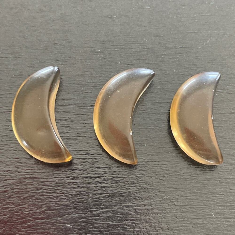 Smoky Quartz Crystal Moon Set